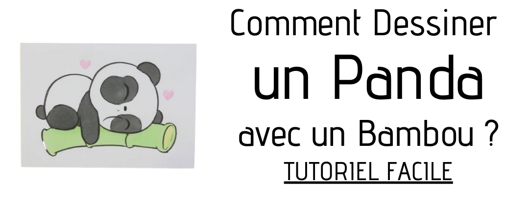 Dessin Panda avec Bambou Facile | Bambou Boutique