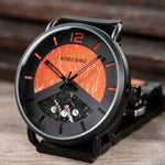 Montre Bambou<br> Orange - Bambou Boutique