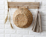 Panier Bambou<br> Paille Rond