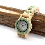 Montre Bambou<br> Coloré Vert - Bambou Boutique