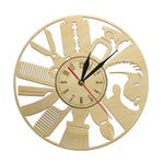Horloge Bambou<br> Coiffeur - Bambou Boutique