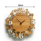 Horloge Bambou<br> Forêt Noire - Bambou Boutique
