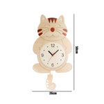 Horloge Bambou<br> Chat - Bambou Boutique