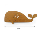 Horloge Bambou<br> Baleine - Bambou Boutique