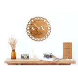 Horloge Bambou<br> Lune - Bambou Boutique