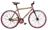 Vélo Bambou Rose