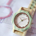 Montre Bambou<br> Coloré Vert - Bambou Boutique