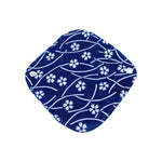 Serviette Menstruelle Bambou<br> lavable Bleu - Bambou Boutique